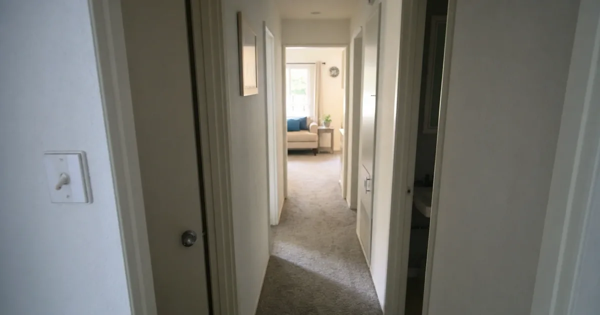 A Home Interior With Carpet in Marina Del Rey, CA